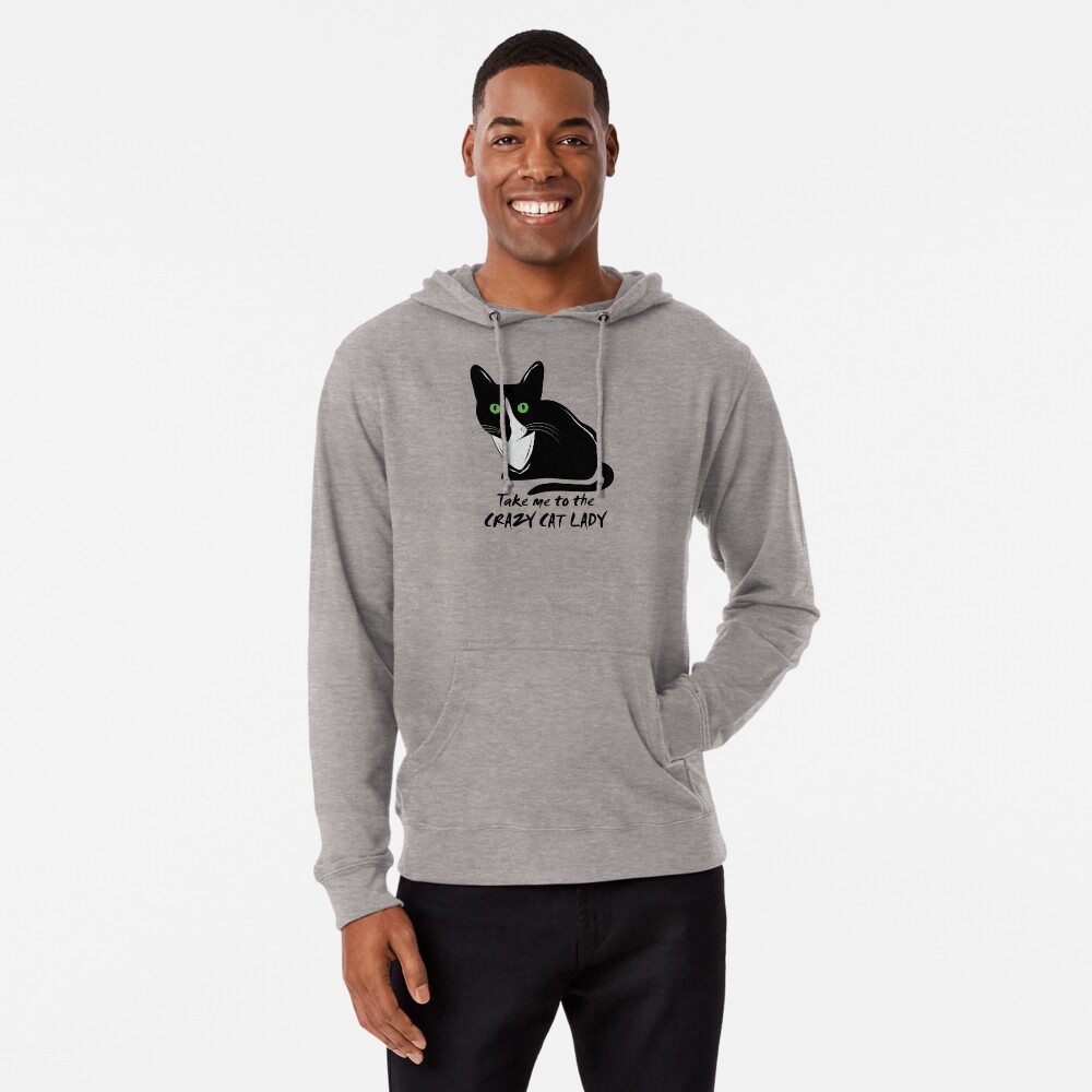 Take me to the Crazy Cat Lady Lightweight Hoodie
