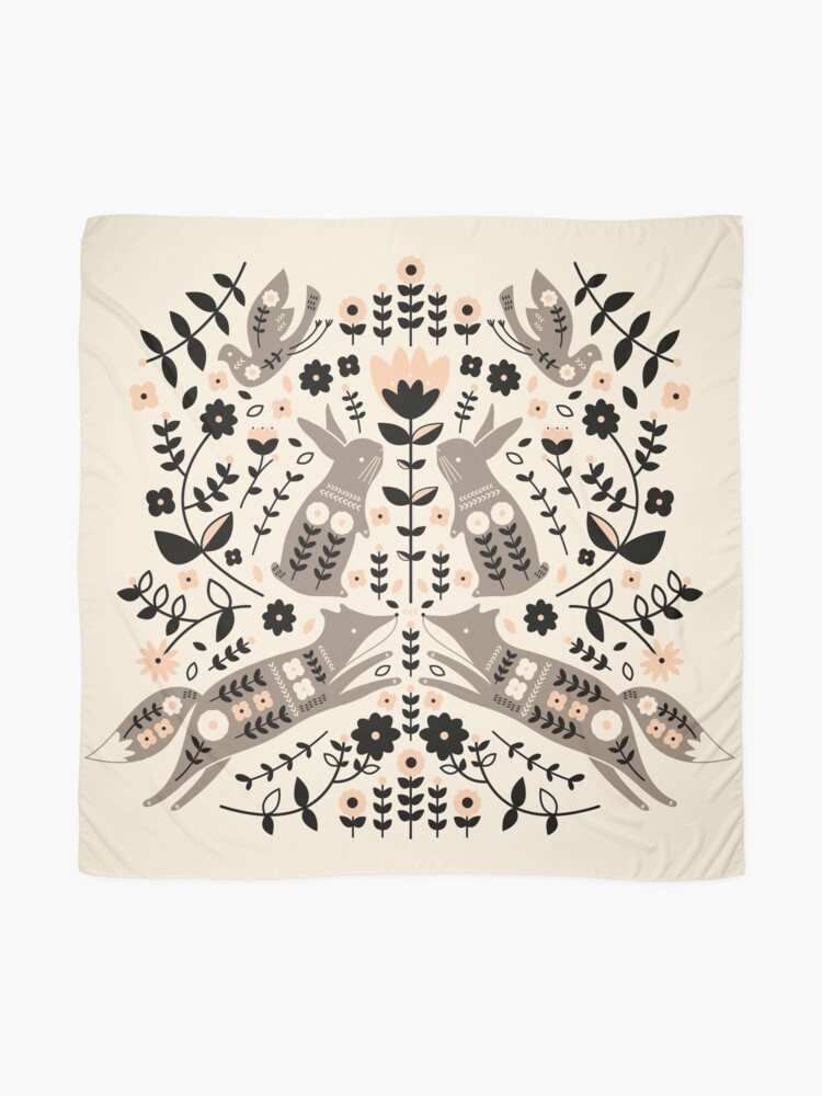 Alternate view of Woodland Folklore Scarf