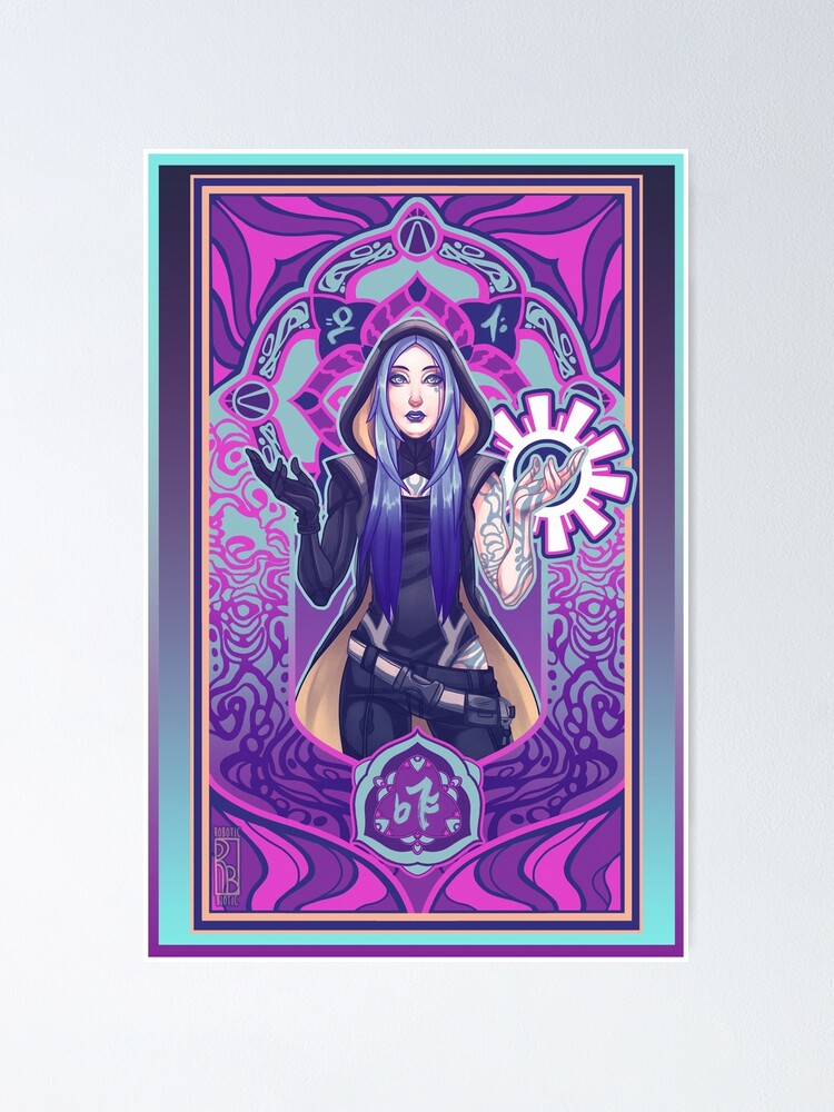Alternate view of Psychedelic Maya Poster