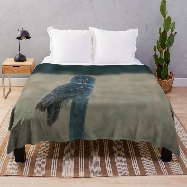 Item preview, Great Grey Owl on a Post designed and sold by StevenElliot.