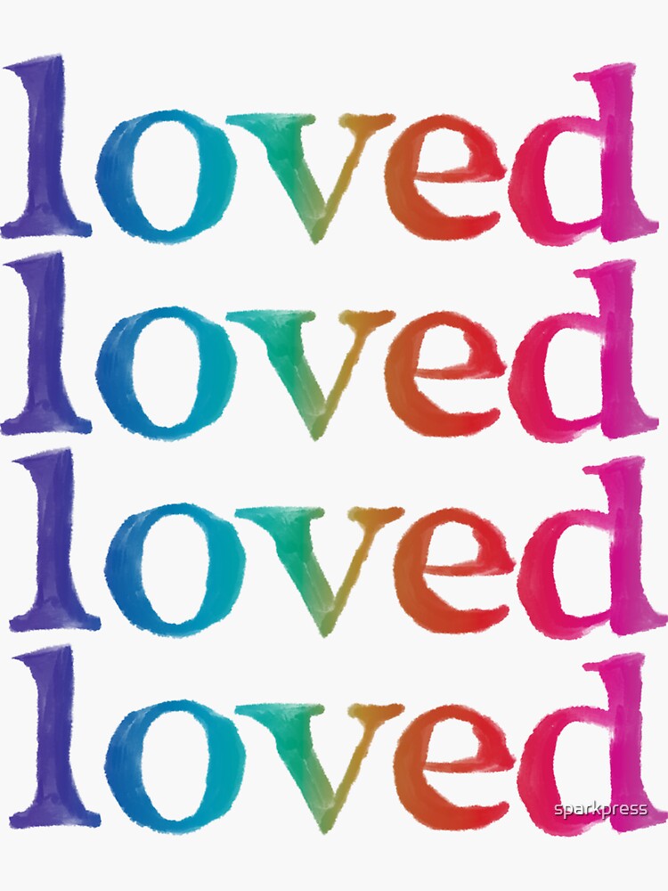 LGBTQ Valentine's Day, Anniversary, Birthday Rainbow Colour Gifts by sparkpress