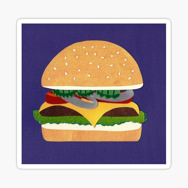Cheeseburger Sticker
