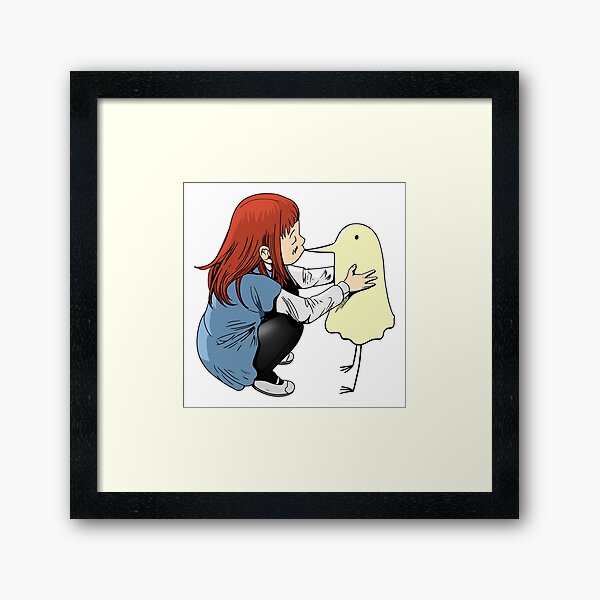 Oyasumi Goodnight Punpun Aiko Kiss 002 Framed Art Print By Shirtdesigner Redbubble