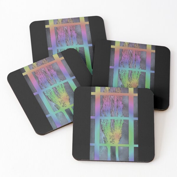 Item preview, Rainbow trees in space  designed and sold by time-fox.
