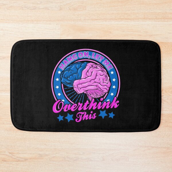 Item preview, Funny Hang On Let Me Overthink This Thinking Pun designed and sold by perfectpresents.