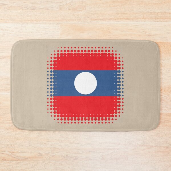 Item preview, Flag of Laos - Retro designed and sold by pixelinga.