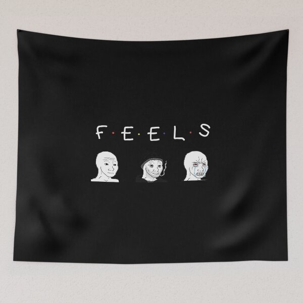 Item preview, Doomer Wojak Feels Friends Parody designed and sold by Joepseudo.