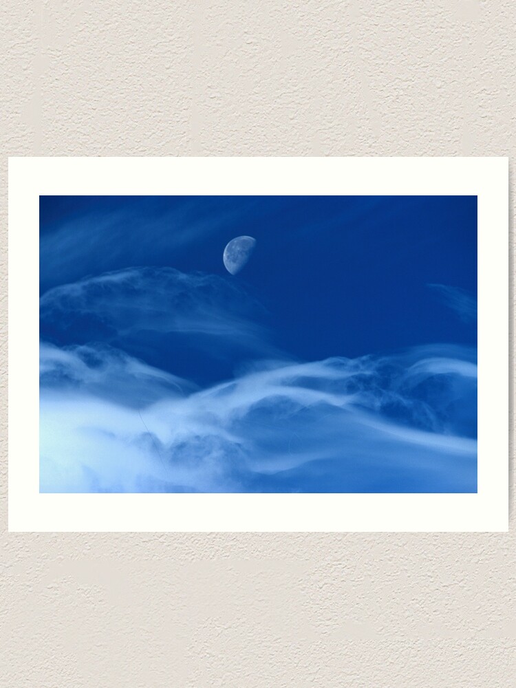 Alternate view of Moonship Flies Art Print