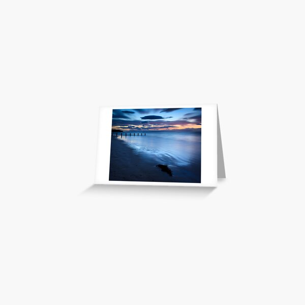 Moody Blues and Gloaming Light, Findhorn Greeting Card