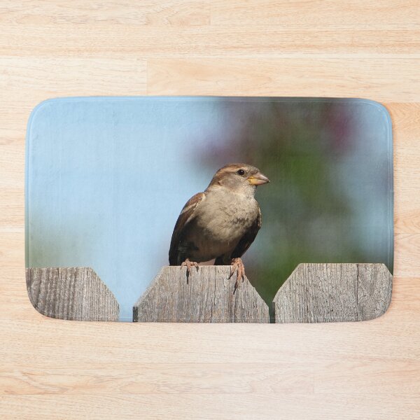 Item preview, Feathered Friend Perched on a Fence designed and sold by Susie Kramer.