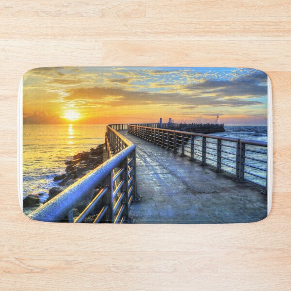 Item preview, Sebastian Inlet Pier Along Melbourne Beach designed and sold by CarolRMontoya.