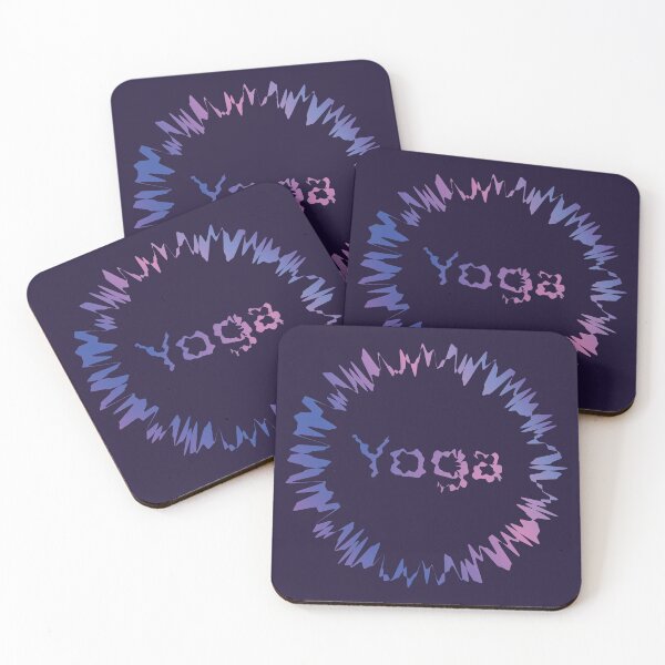 Item preview, Purple and Pink Electric Yoga Design designed and sold by Hedgie Designs.