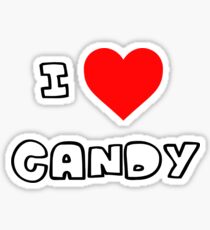 I Heart Candy Sticker