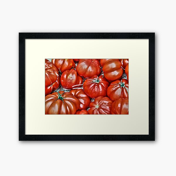 Big Red Tomatoes Framed Art Print