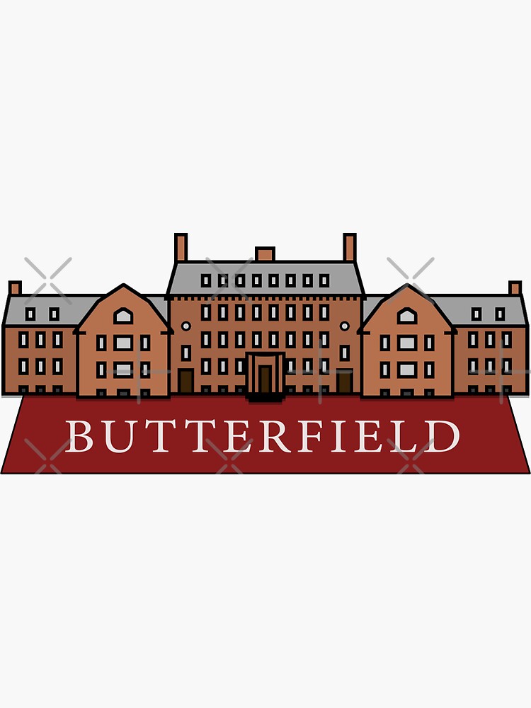 "UMass Butterfield House" Sticker for Sale by Mass Aggie Redbubble