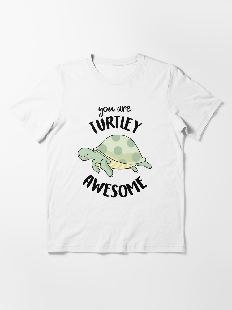 Mens Turtely Awesome V-Neck Tee Turtle Animal Sea Sea Turtle