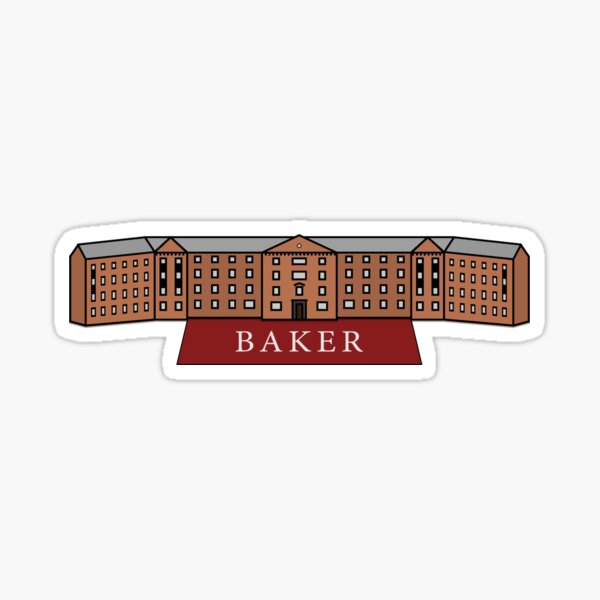 UMass Baker House Sticker