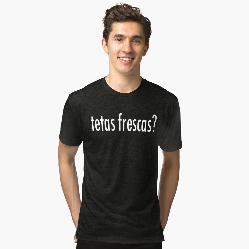 Camiseta esencial for Sale con la obra «Tetas Frescas?» de Graphiteez |  Redbubble