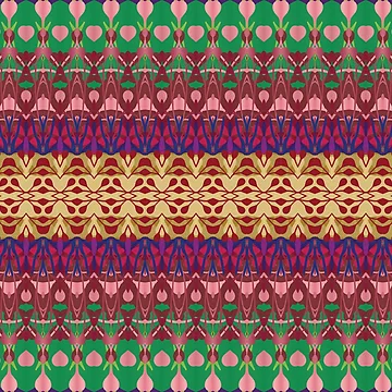 Artwork thumbnail, Colorful Pattern by Poetic Patterns Studio