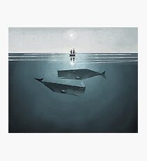 At sea. Photographic Print