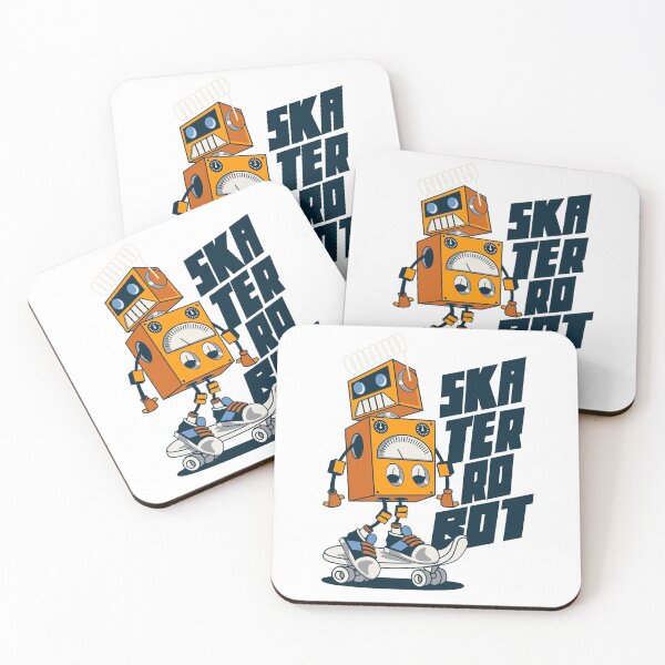 Item preview, Robot on Skateboard for Skaters designed and sold by extrisiceye.