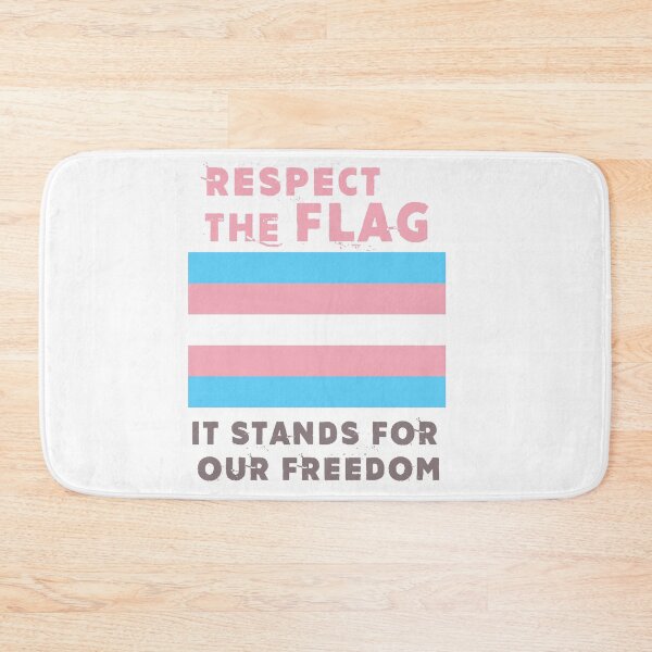 Item preview, Respect the Flag Trans Rights Transgender Parody designed and sold by Joepseudo.
