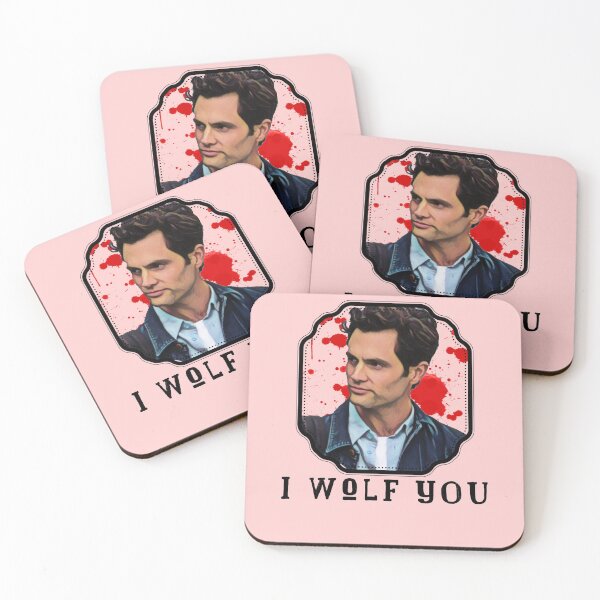 Item preview, I wolf you And then I met you glass box Joe Goldberg Netflix you series fan penn badgley designed and sold by tiffanator606.