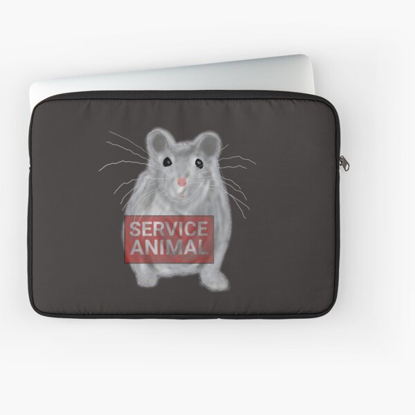 Service Animal: Hamster Laptop Sleeve