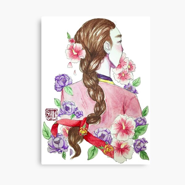 the rose of sharon has bloomed Canvas Print