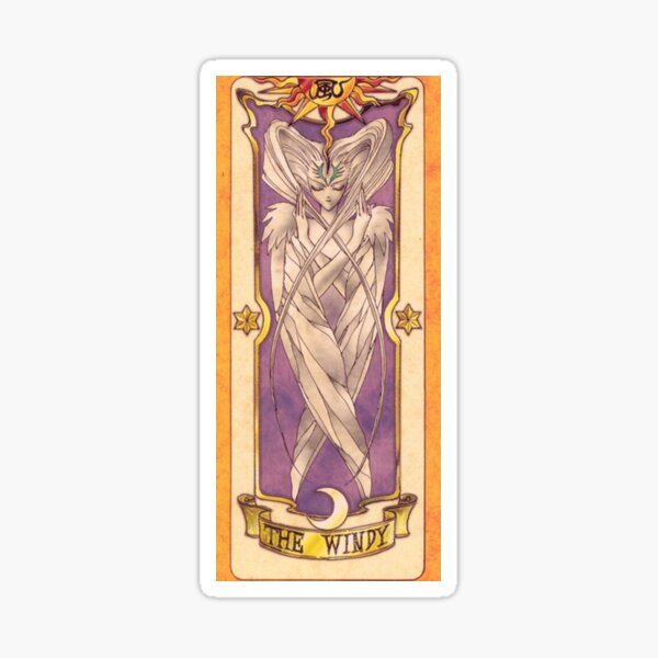 Clow card "The Wind" Sticker