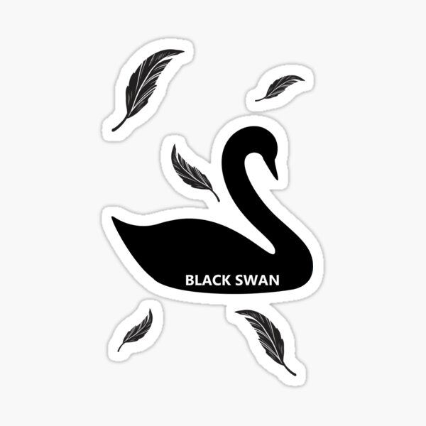 "BTS Black Swan" Sticker by KInspirations Redbubble
