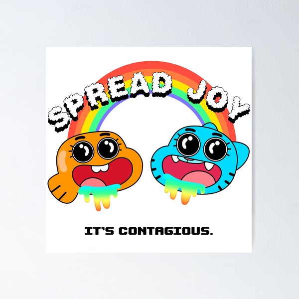 Item preview, The Amazing World of Gumball Spread Joy White designed and sold by jasmynnoel.