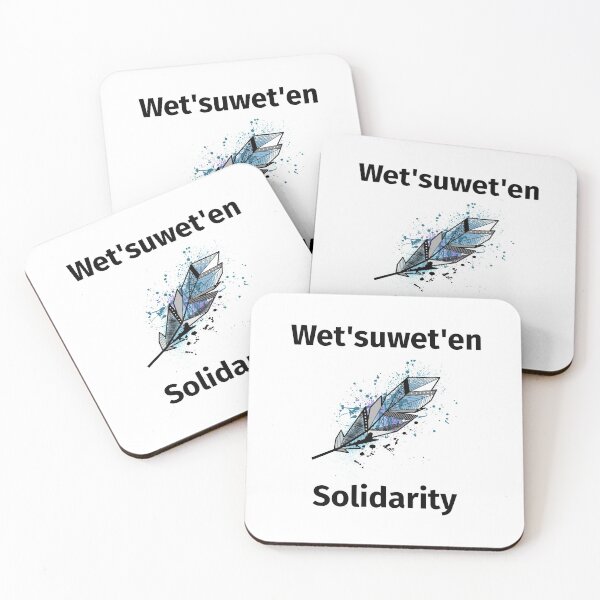 Item preview, Wet'suwet'en Native Solidarity Feather Color designed and sold by TinyStarCanada.