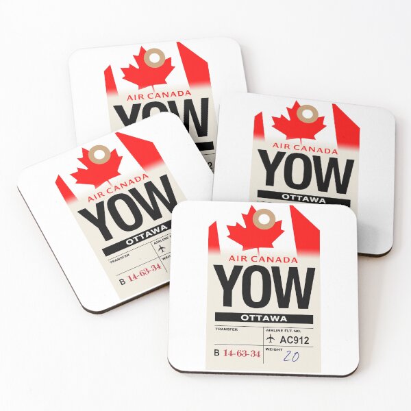 Item preview, Ottawa (YOW) Ontario, Canada Airline Luggage Tag designed and sold by travelwitheric.