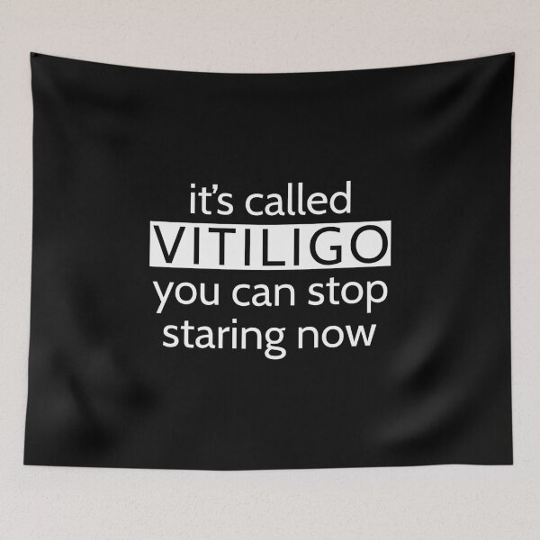 Item preview, Vitiligo Raise Awareness Stop Staring Skin Educate Proud design designed and sold by CreatedByHeidi.