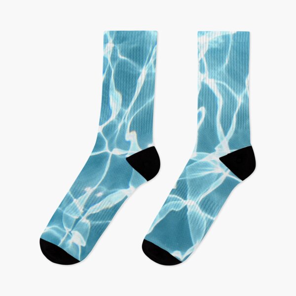 Item preview, Floaties: Abstract turquoise print of light underwater designed and sold by tenderlovingart.