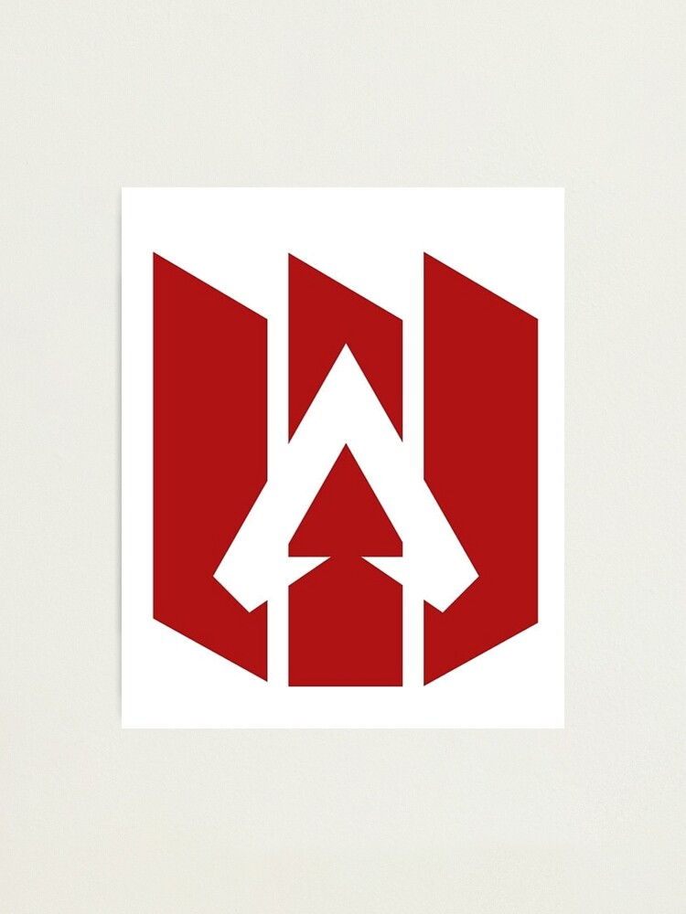 Apex Legends Apex Legends Logo Symbol Photographic Print By Ibrashy Redbubble