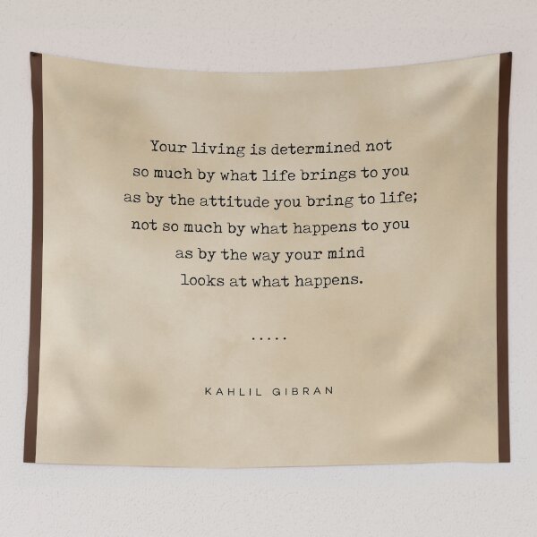 Item preview, Kahlil Gibran 04 - Typewriter Quote on Old Paper - Minimalist Literary Print designed and sold by Studio Grafiikka.
