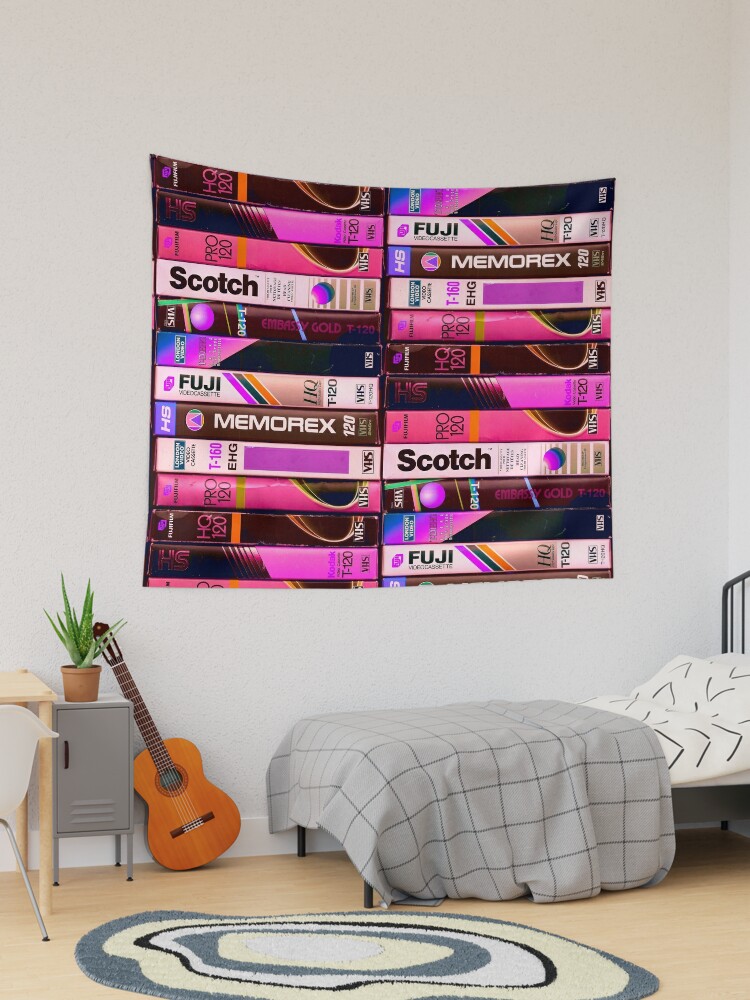 Neon pink online tapestry