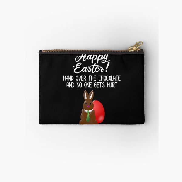 Item preview, Happy Easter! Hand Over The Chocolate & No One Gets Hurt designed and sold by Cat Lady Designs.