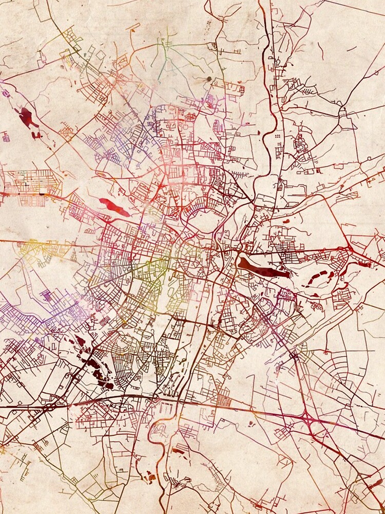 Imagen 4 de 4, Funda de iPhone con la obra mapa, diseñada y vendida por MapMapMaps.