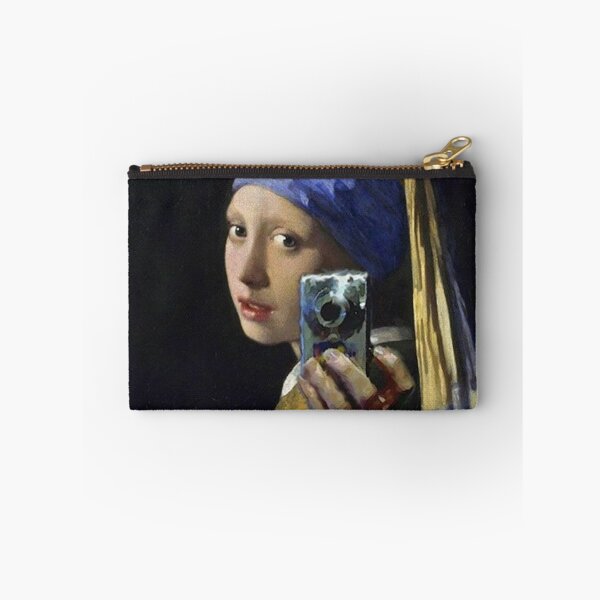 Item preview, Girl with a Pearl Earring taking a Selfie - Funny  designed and sold by MindChirp.