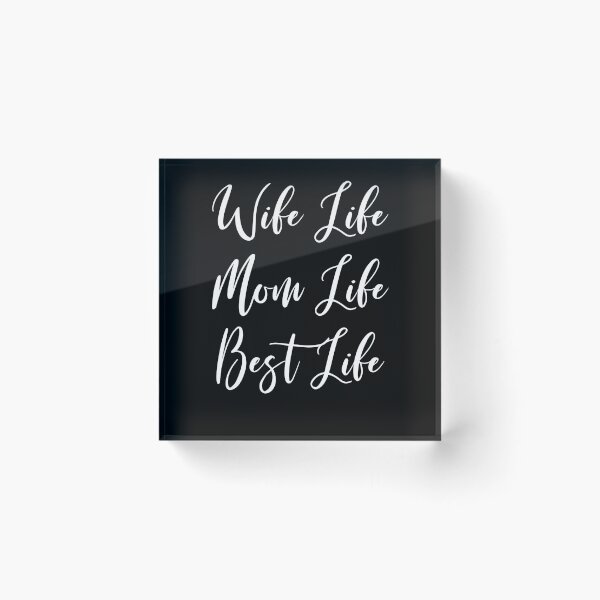 Artikelvorschau, Frau Leben Mutter Leben Bestes Leben - Mutter - Super Mutter - Coole Mutter - Große Mutter - Süße Mutter - Geschenk für Frau entworfen und verkauft von Rainwater Merch.