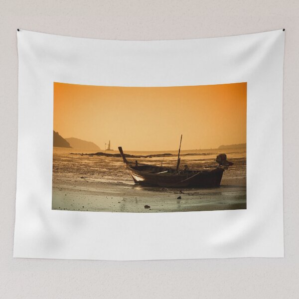 Item preview,  Boat at Low Tide designed and sold by Polum2.