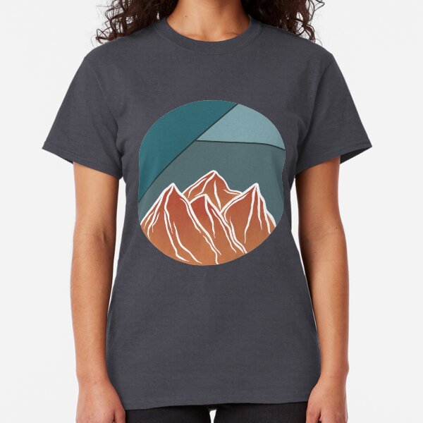 Mountain Orange Classic T-Shirt