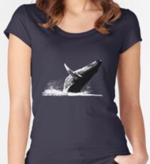 Buckelwal-Verletzung Tailliertes Rundhals-Shirt