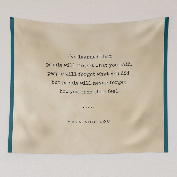 Item preview, Maya Angelou Quote 01 - Typewriter Quote on Old Paper - Minimalist Literary Print designed and sold by Studio Grafiikka.