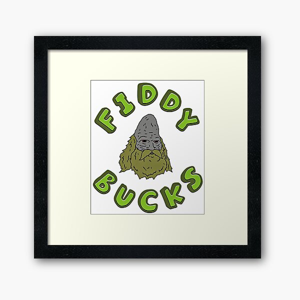 Fiddy Bucks The Big Lez Show Framed Art Print