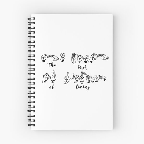Item preview, The Bitch of Living ASL Lyrics designed and sold by broadwaycantdie.