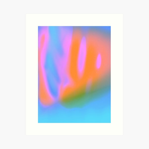 Somewhere between Art Print